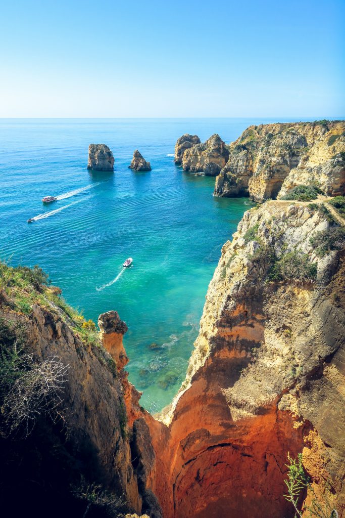 Estrada da Ponta da Piedade, Lagos, Portugal